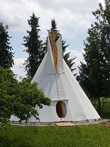 Le Tipi traditionnel - Fabrication artisanale à l'atelier Jean Lehmann